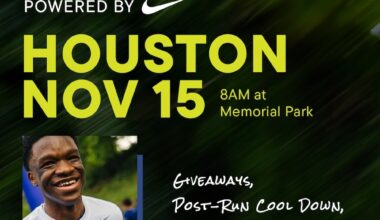 Champs Sports Run Club Houston at Memorial Park