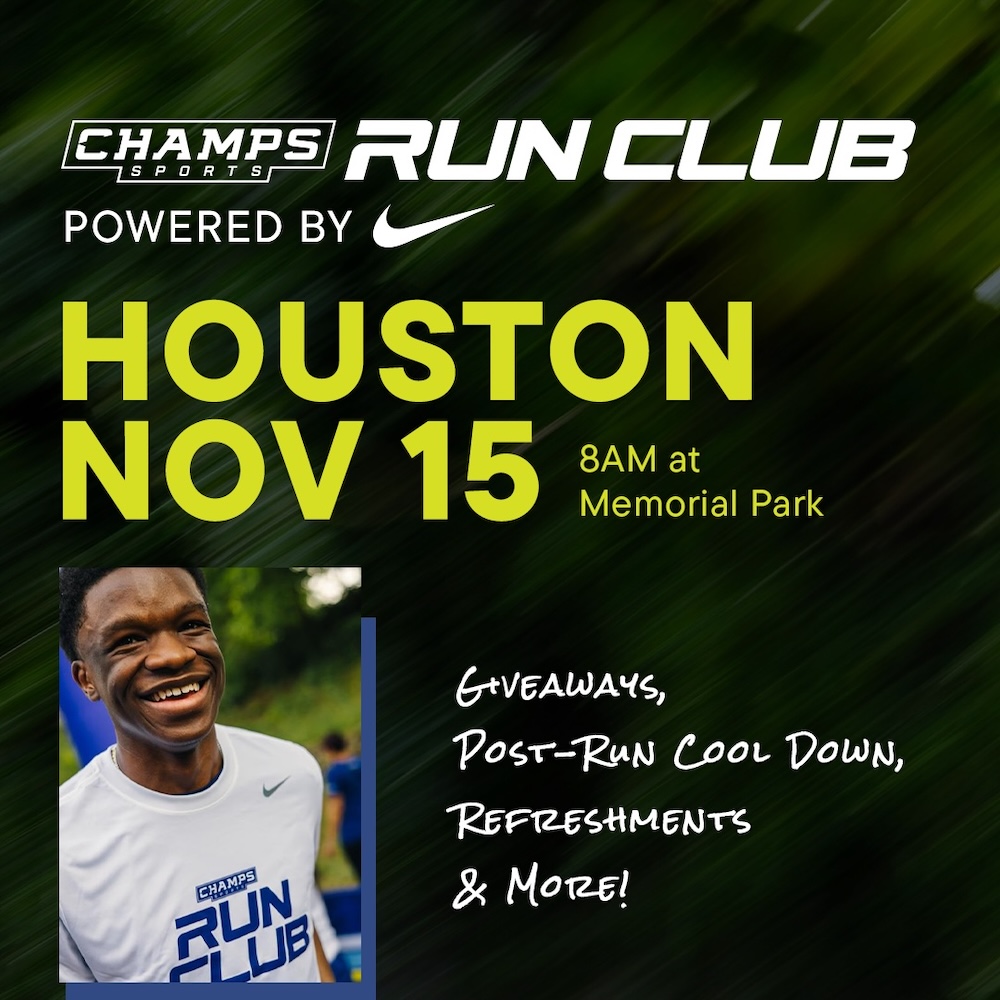 Champs Sports Run Club Houston at Memorial Park