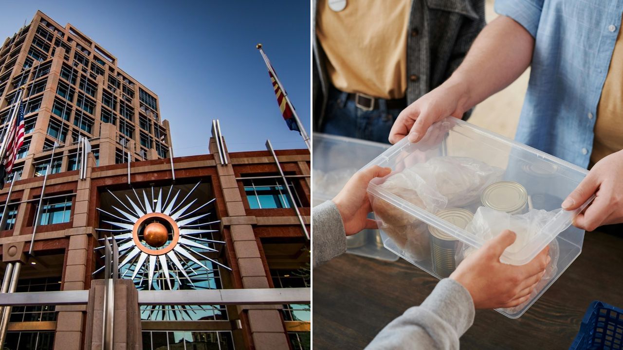 The city of Phoenix recently launched a citywide food drive to help offset federal Supplemental Nut...