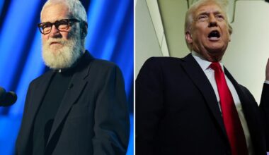 David Letterman says Trump’s Truth Social post attacking Seth Meyers shows he’s a ‘dictator’