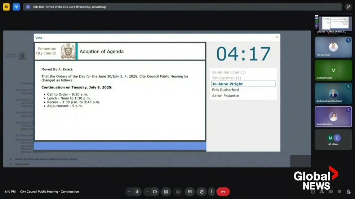 Click to play video: 'Tensions boil over at Edmonton City Hall during ongoing debate about infill development'