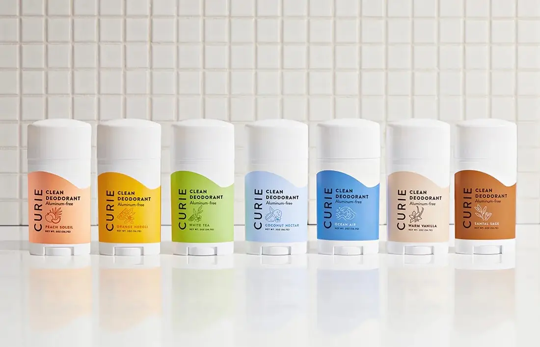 San Diego-made holiday gift ideas featuring Deodorant Sticks from Curie 