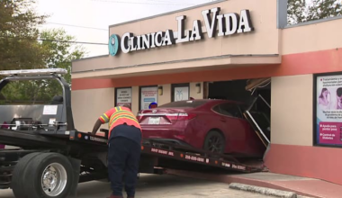 Person crashes vehicle into clinic on West Side
