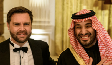JD Vance Spotted With Suspicious Stain in Crown Prince Meeting