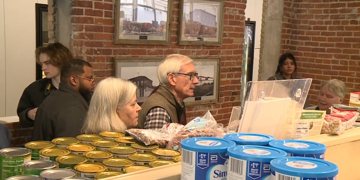 Evers visits Wafer Food Pantry in La Crosse, comments on SNAP benefits