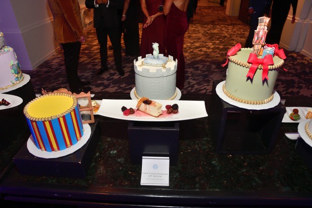 Unique cakes and desserts, for top-bidding tables (Vincent Andrunas)