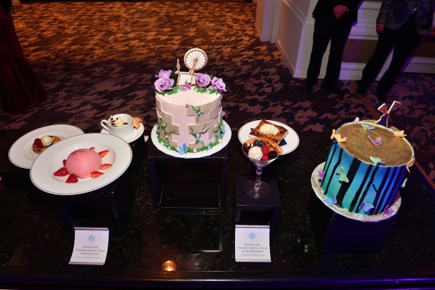 Unique cakes and desserts, for top-bidding tables (Vincent Andrunas)