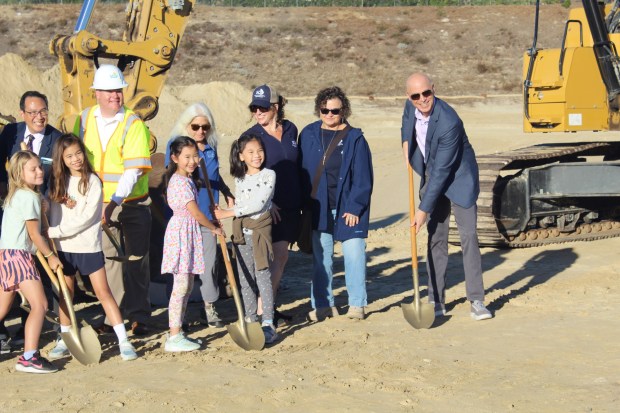The city celebrated the groundbreaking on the new Solterra Vista Park in Pacific Highlands Ranch on Oct. 29. (Karen Billing)