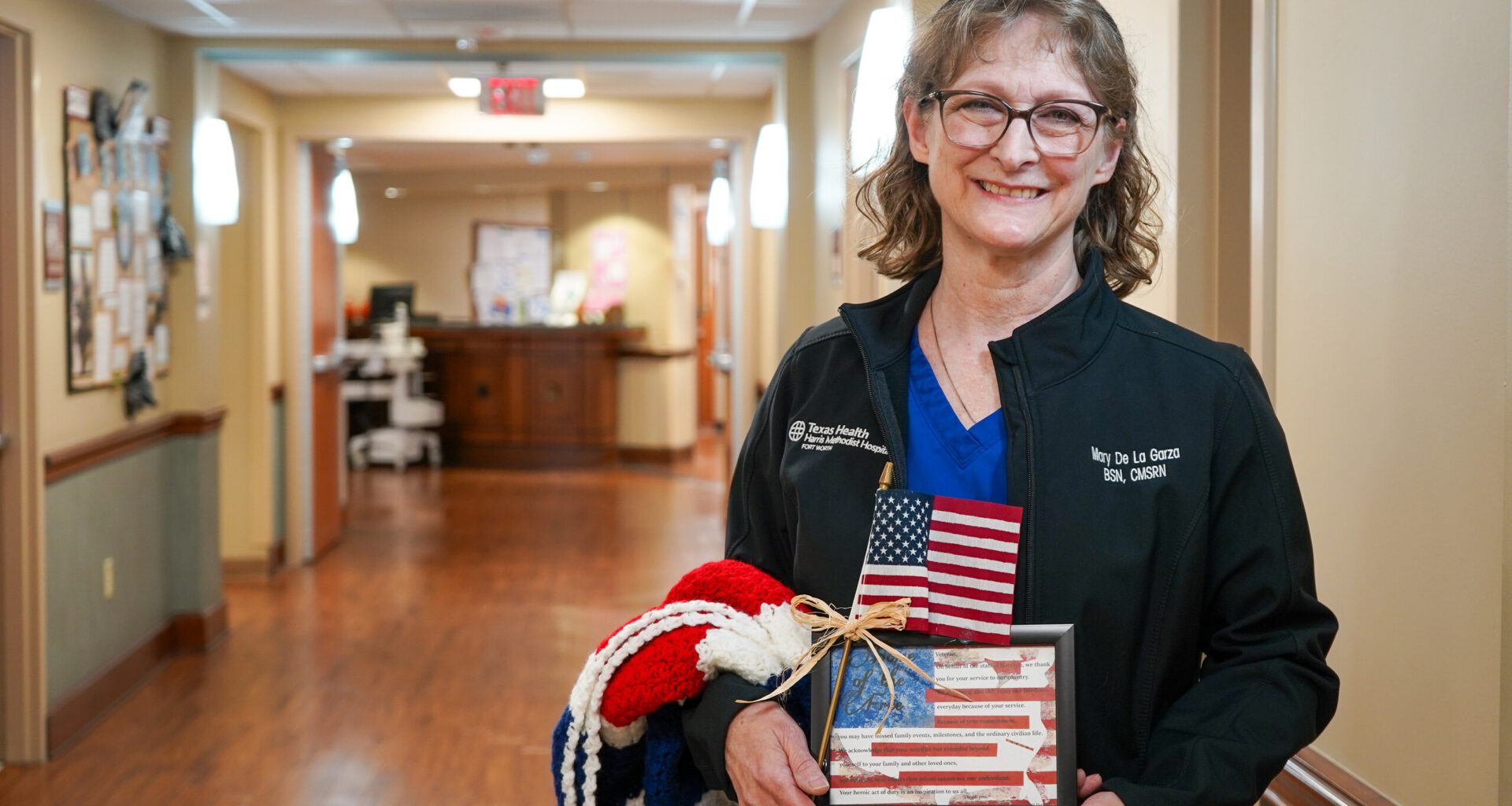 Fort Worth nurse leads program honoring veterans, families visiting the hospital