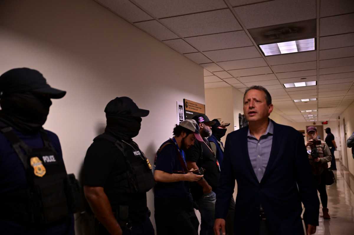 Comptroller Brad Lander stopped by to bear witness after a case earlier in the week ended with negative results.