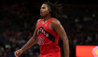 Collin Murray-Boyles returns to Toronto Raptors lineup vs. Brooklyn Nets; Jakob Poeltl out with injury management