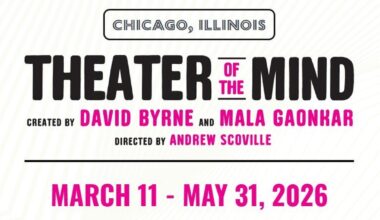 David Byrne & Mala Gaonkar’s THEATER OF THE MIND Now On Sale At Goodman Theatre