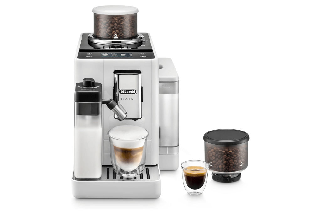 De'Longhi Rivelia Automatic Espresso Machine with Grinder & Milk Frother