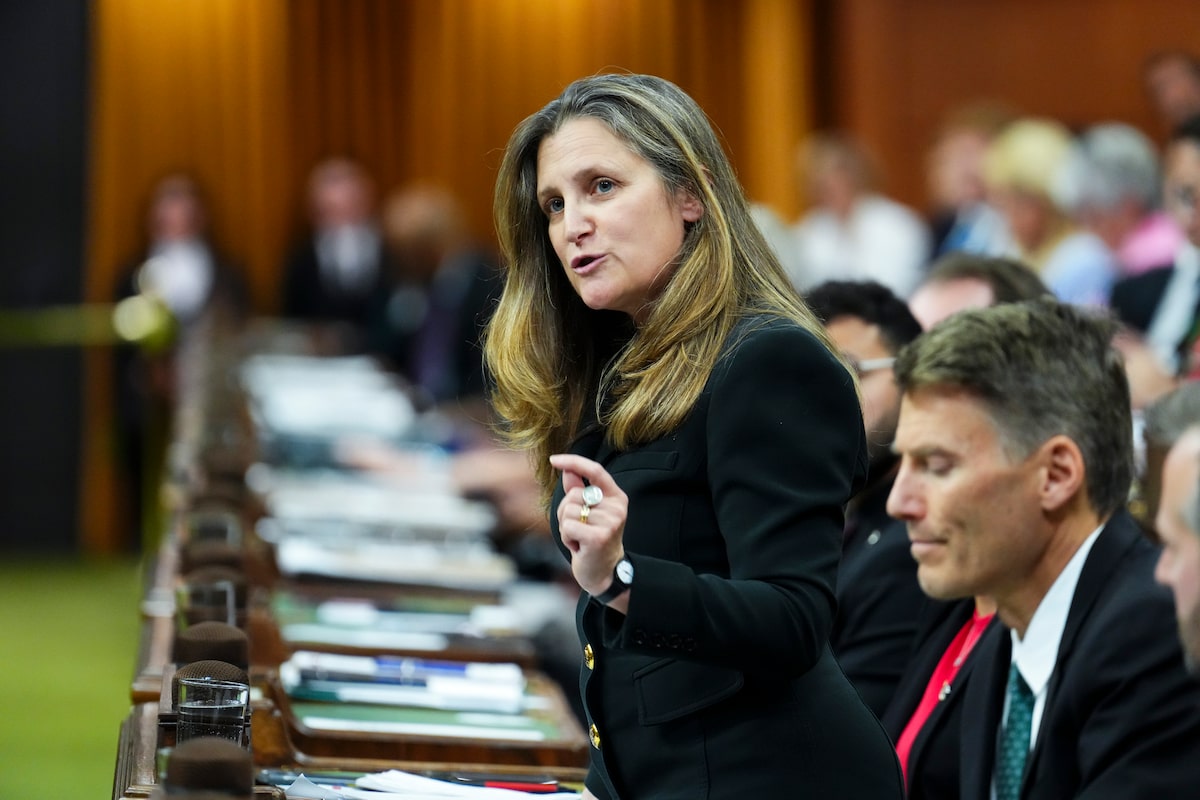 Freeland to remain Ukraine envoy after starting new job at Rhodes Trust, PMO says