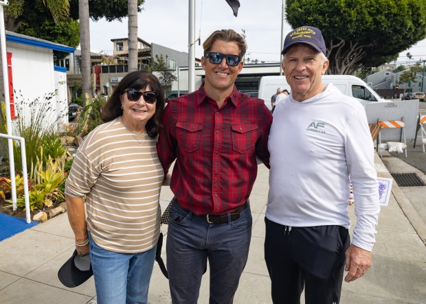 Holly Turnbull, Encinitas City Council member Luke Shaffer, Steve Clute...