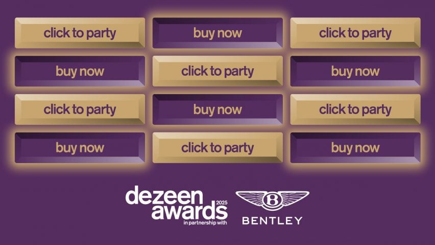 Graphic for Dezeen Awards 2025