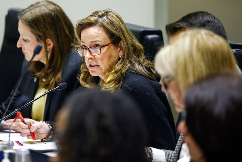 Dallas council member Paula Blackmon gives updates on White Rock Hills Recreation Center...