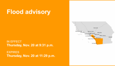 Flood advisory for Orange and San Diego counties Thursday night – Orange County Register