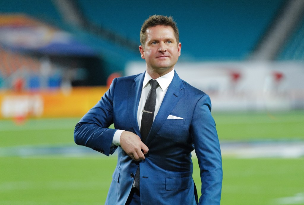 Todd McShay of ESPN looks on prior to the Capital One Orange Bowl between the Florida Gators and the Virginia Cavaliers at Hard Rock Stadium on December 30, 2019 in Miami, Florida.