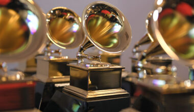 Grammy statues
