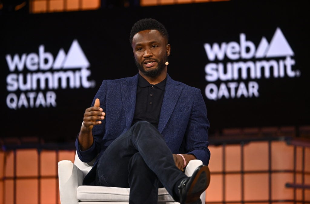 Former Chelsea player John Obi Mikel at Web Summit Qatar 2024