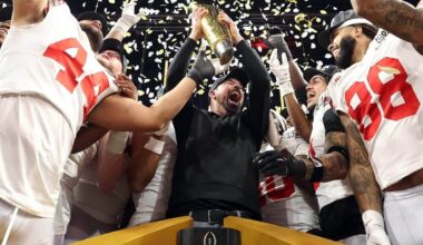 College Football Playoff rankings release: Ohio State, Indiana, Texas A&M lead initial Top 25