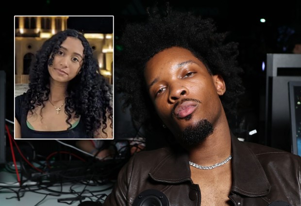 D4vd (main) and Celeste Rivas (inset). (Pascal Le Segretain/Getty Images; LAPD)