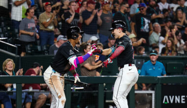 Diamondbacks' Ketel Marte and Corbin Carroll...