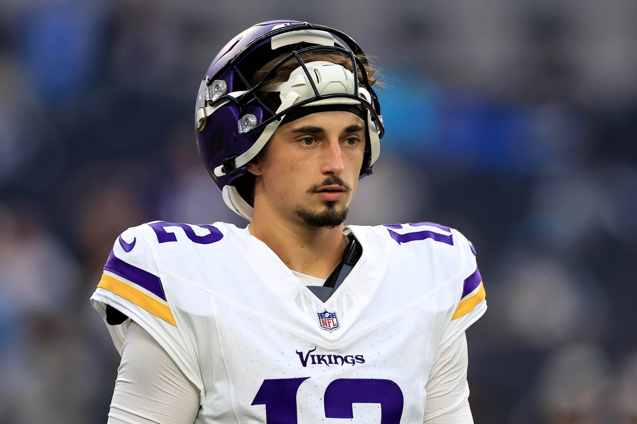 Minnesota Vikings quarterback Max Brosmer.