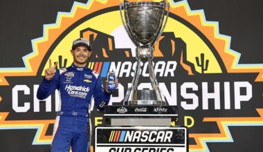 Larson roars to Cup Series title as Blaney takes stunning Phoenix win