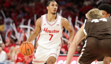 AP men’s basketball Top 25: Houston moves ahead of Purdue for No. 1 spot