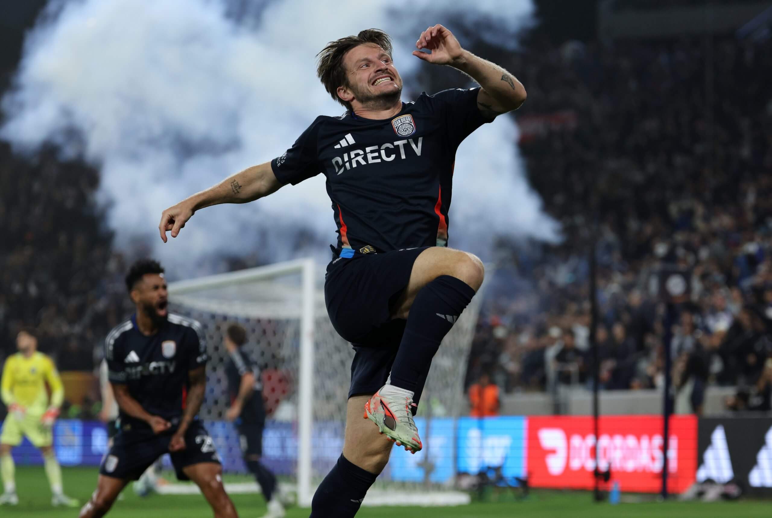 San Diego FC star Anders Dreyer