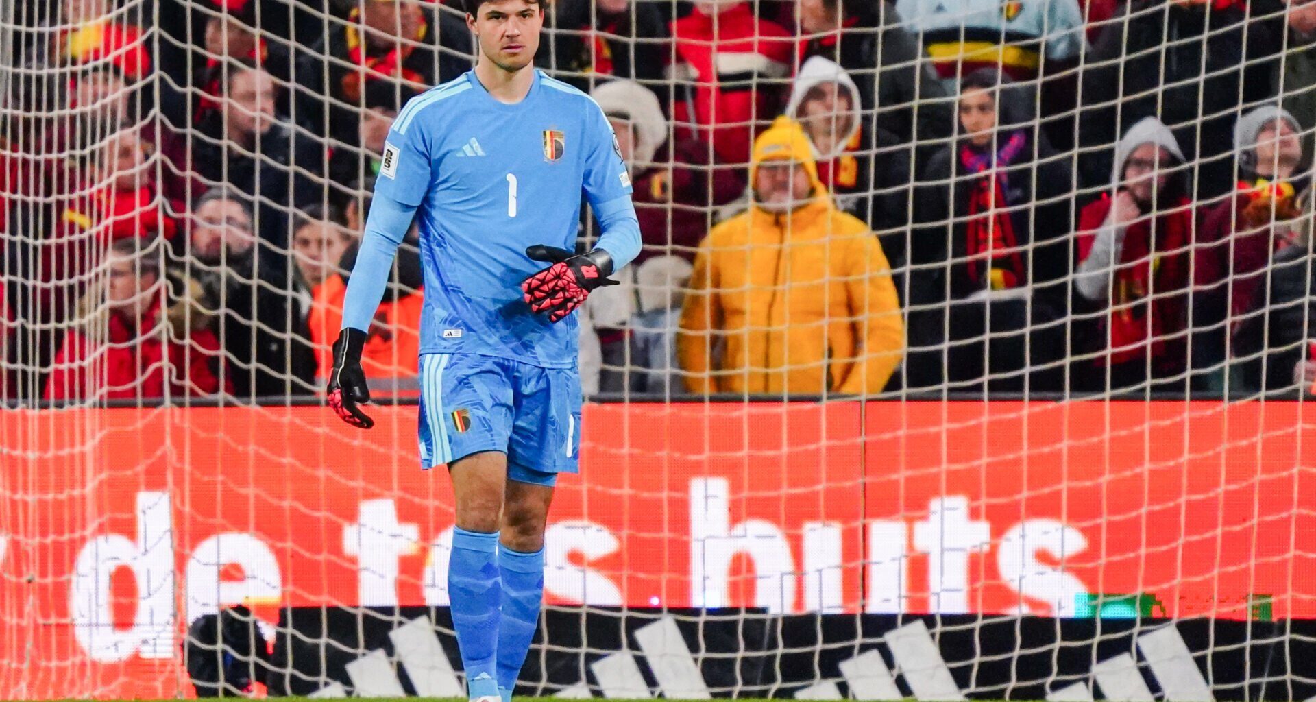 How Senne Lammens fared on his senior Belgium international debut