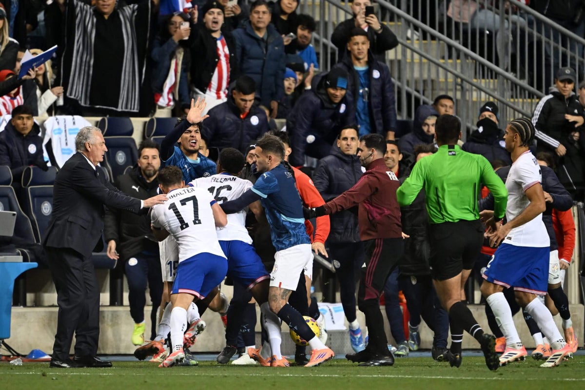 USMNT coach Pochettino laments ‘dangerous’ fight, lauds team spirit in Paraguay win