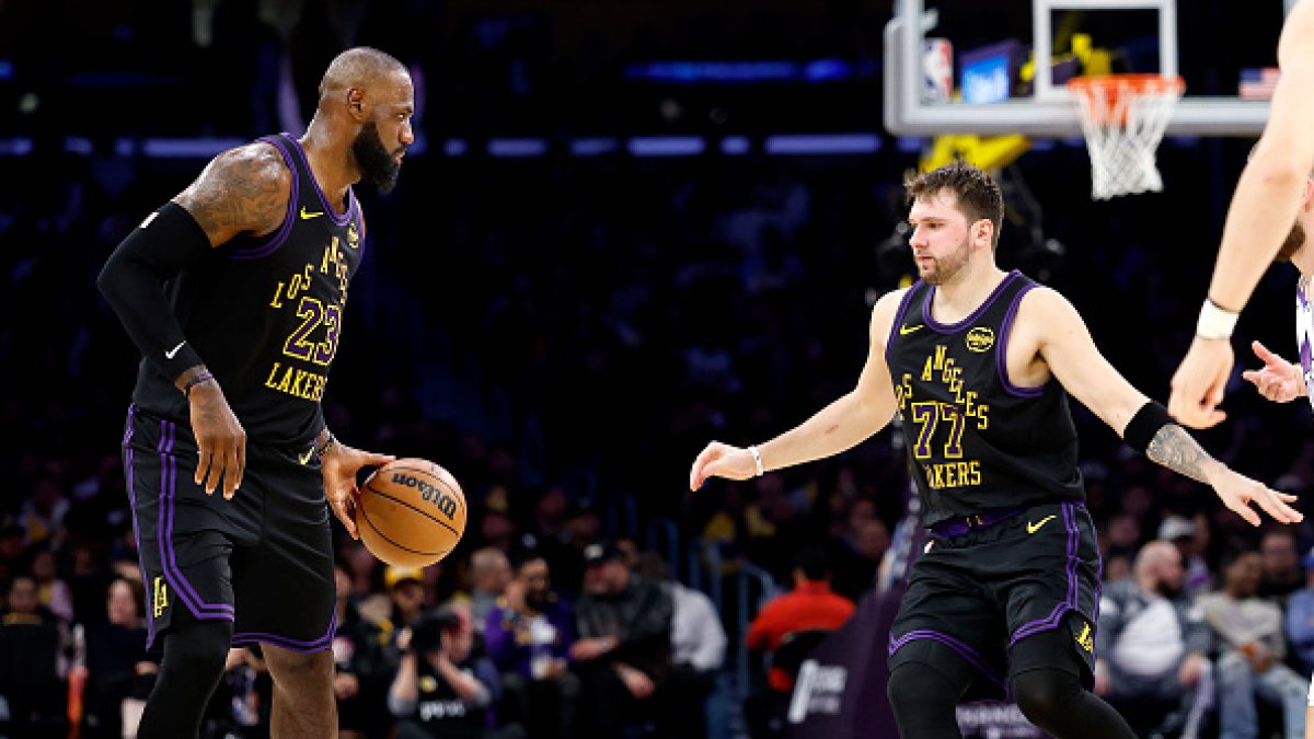 LeBron James dishes out 12 assists in historic season debut, Luka Dončić scores 37 as Lakers beat Jazz 140-126 – NBC Los Angeles