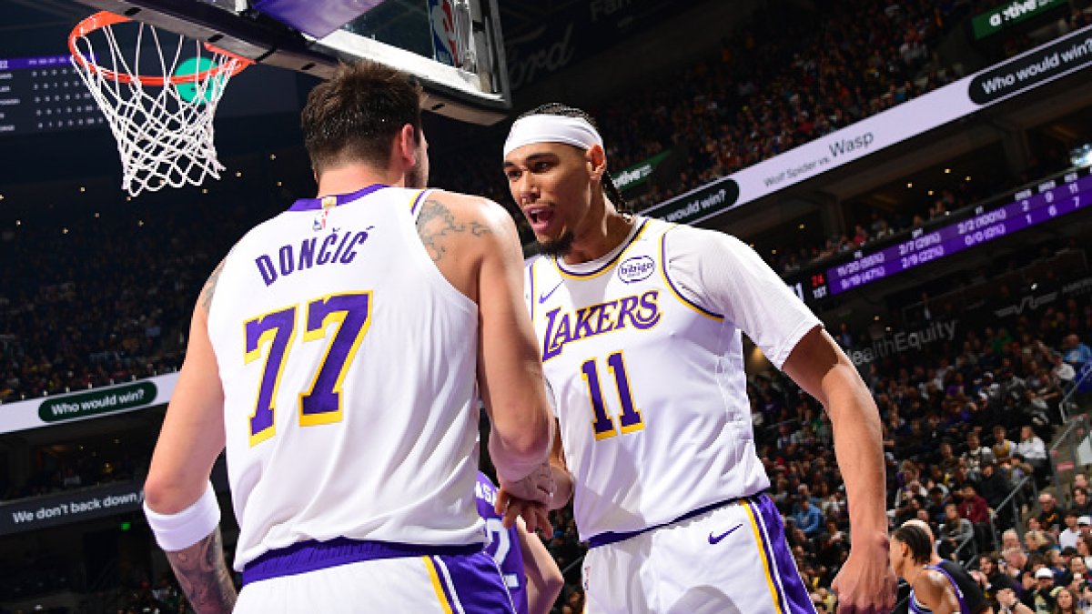 Lakers outlast Jazz 108-106 as Luka Dončić scores 33 and LeBron James 17 in his 1st road test of season – NBC Los Angeles