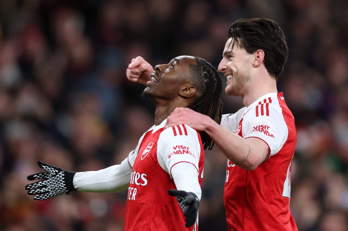 Eberechi Eze was waiting for a magic moment at Arsenal – against Spurs, he got three