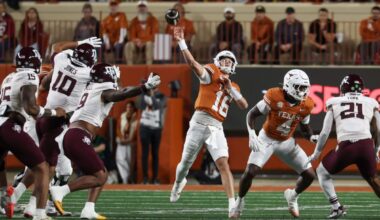 Will Texas handing the Aggies their first loss send a 3-loss Horns team to the College Football Playoff?