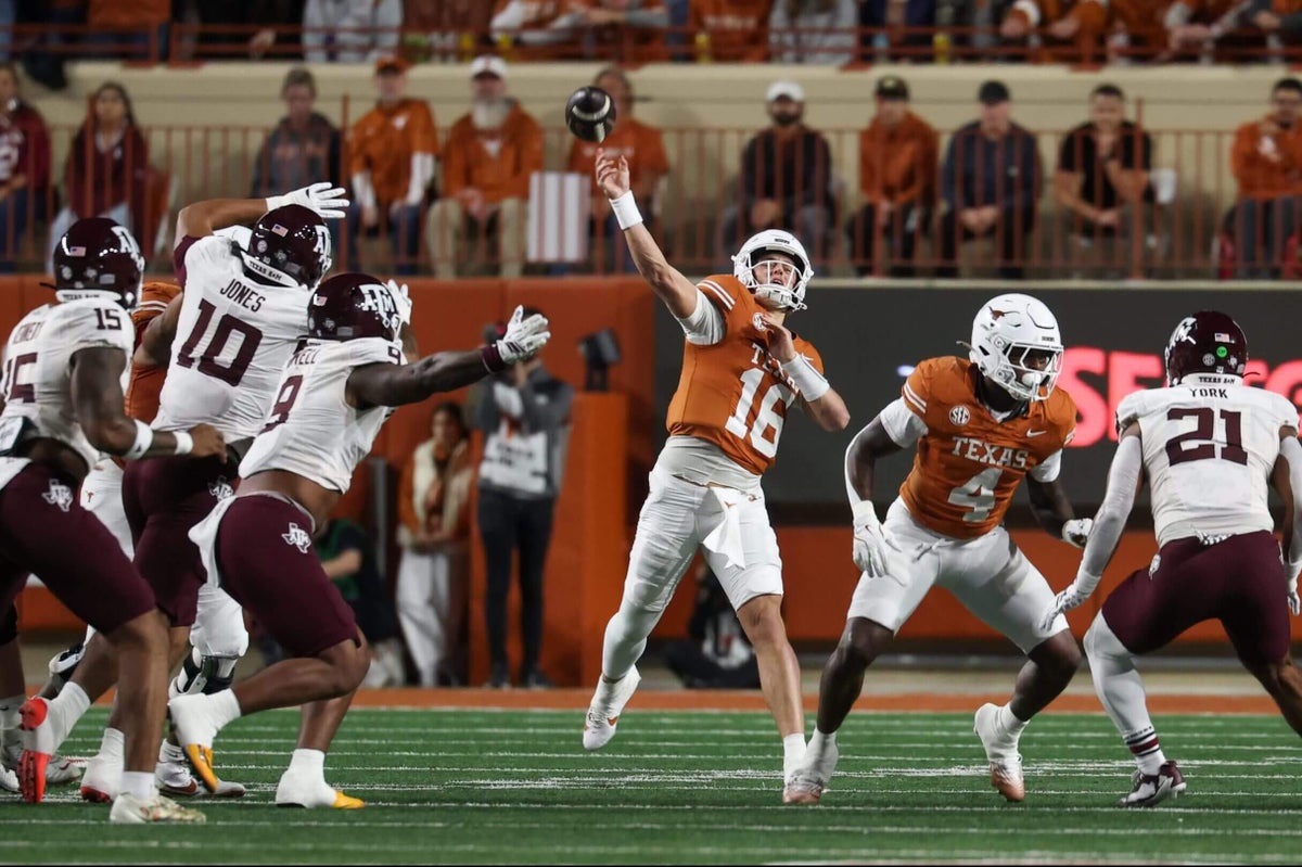Will Texas handing the Aggies their first loss send a 3-loss Horns team to the College Football Playoff?