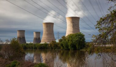 Three Mile Island Nuclear power generating station.