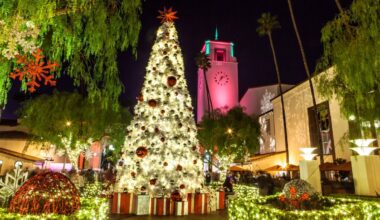 The free Union Station Tree Lighting Ceremony turns 10 – NBC Los Angeles