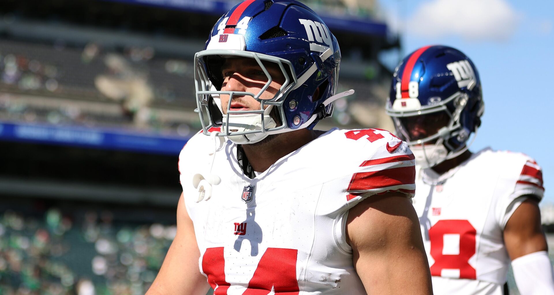 Cam Skattebo, Giants Fight WWE's Judgement Day in Video During Raw at MSG