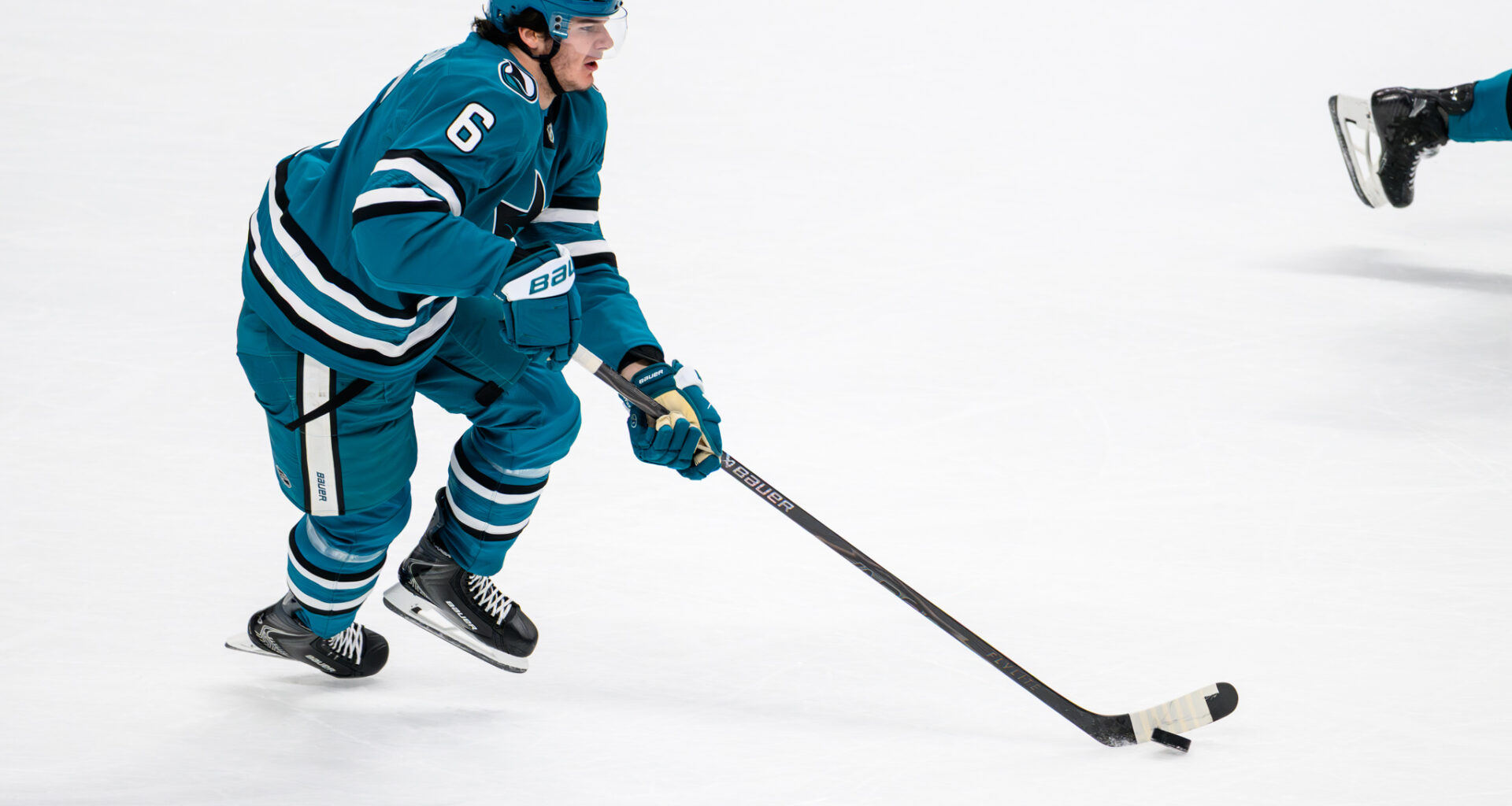 San Jose Sharks defenseman Sam Dickinson