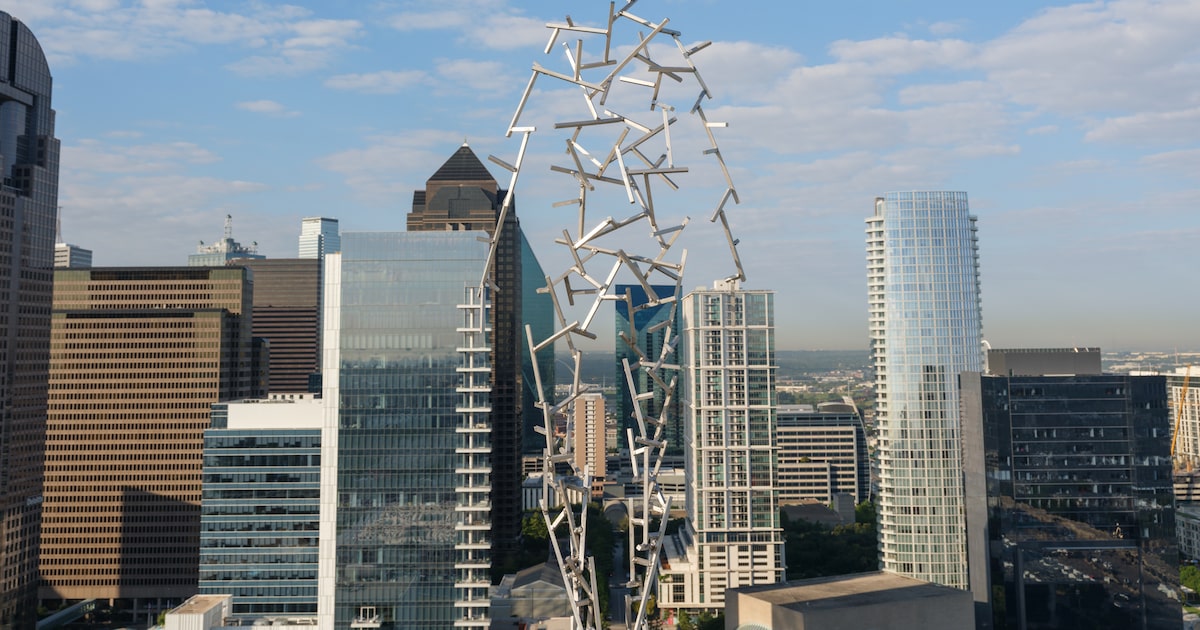 To see the latest sculptures from the Nasher, look up