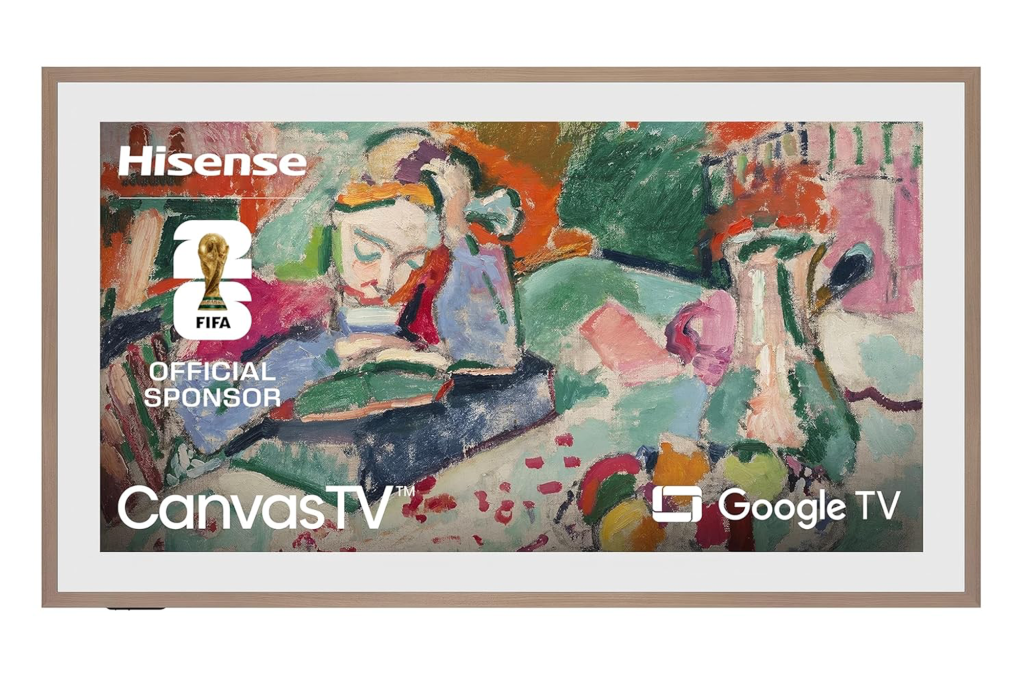 Hisense 55-inch Class QLED 4K CanvasTV Series Dolby Vision HDR Google Smart TV