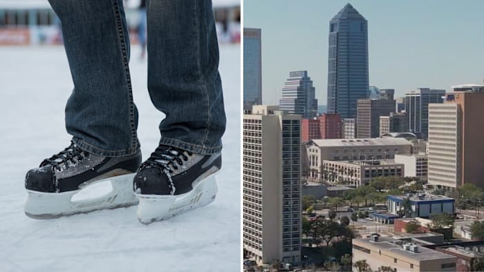 Jacksonville’s first-ever outdoor ice skating rink is coming downtown this month. Here’s what to know