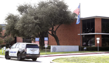 Dallas Police at ICE Office