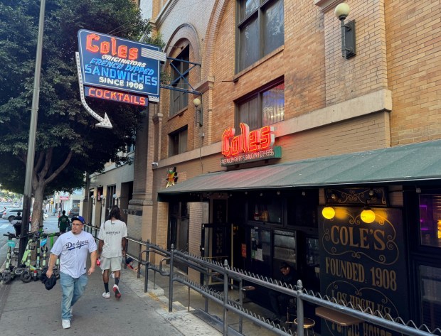Cole's P.E. Buffet, seen here Tuesday, has extended its planned closure again, this time until Dec. 31. It is the oldest restaurant in Los Angeles. (Photo by David Allen, Inland Valley Daily Bulletin/SCNG)