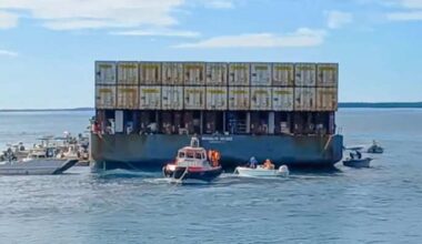 Barge owned by Jacksonville-based company targeted by looters in the Bahamas