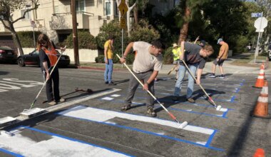 People Are Painting Crosswalks Across L.A. to Protect Pedestrians
